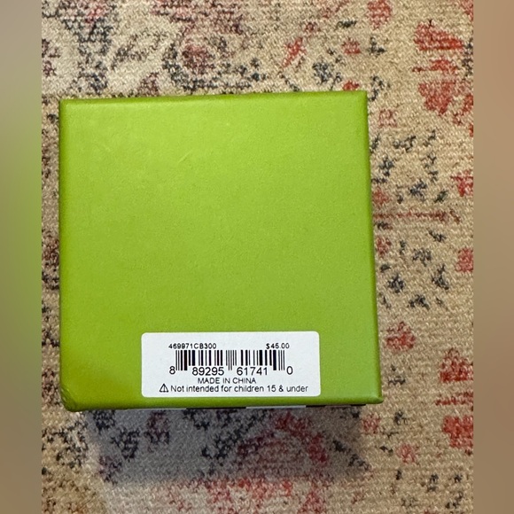 Betsey Johnson Gold-Tone Sparkle Yellow Butterfly Huggie Hoop Earrings - Picture 3 of 4